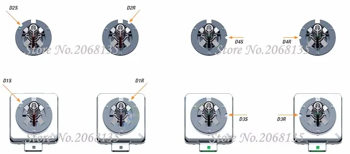 Комплект из 2 предметов, высокое качество, новые D2R/D2S/D4S/D4R/D1S/D3S XV 4800K Ксеноновые лампы освещения фар автомобиля 12V 35W для Audi VW