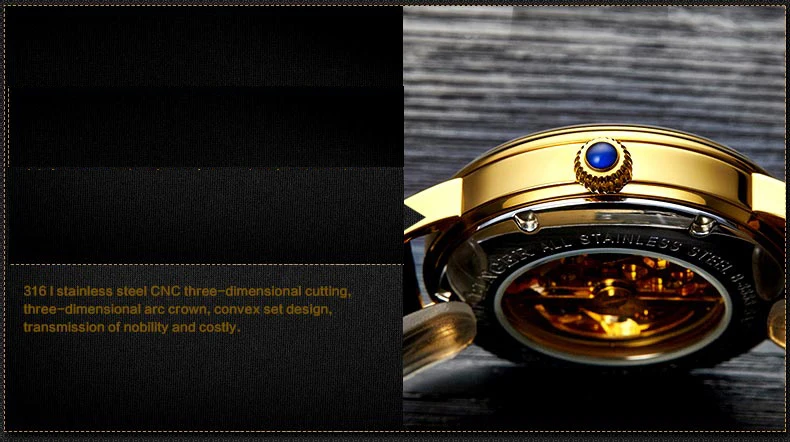 Switzerland BINGER watches men Japan 8N24 Automatic Movemt hawk sapphire genuine leather strap Mechanical Wristwatches B8888-3