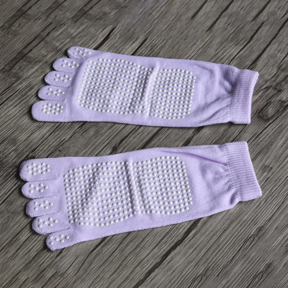 FDBRO/женские носки тапочки Женские Носки для занятий балетом и йогой Нескользящие