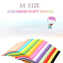 100 лист а4 цветная копировальная бумага 80 г 20 цветов на выбор для офиса ручной работы