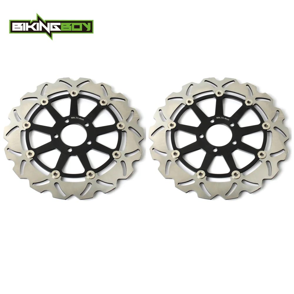 BIKINGBOY передние тормозные диски роторы ZZR 1100 D 93-01 ZZ-R 1200 02-05 средняя полоса VN 1500 02-04 1600