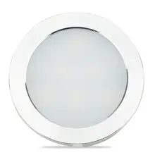 1 Вт DC12V круглый Алюминий подсветка для шкафов Кухня счетчик витрина огни Светодиодная лампа на потолок в коридор пятно лампы светодиодные лампы