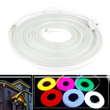 

AC220V-240V LED Neon Light Strip SMD 2835 Led Dance Party Decor Car Lights Neon LED Lamp Waterproof Flexible Rope Tube LED Strip