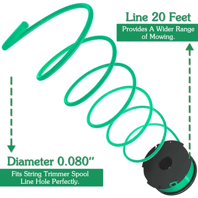 Trimmer Orsó Vonal Gyomi Evő Csere Kerti Szerszámok A Fekete Descker Sf-080-Hoz - Image 6
