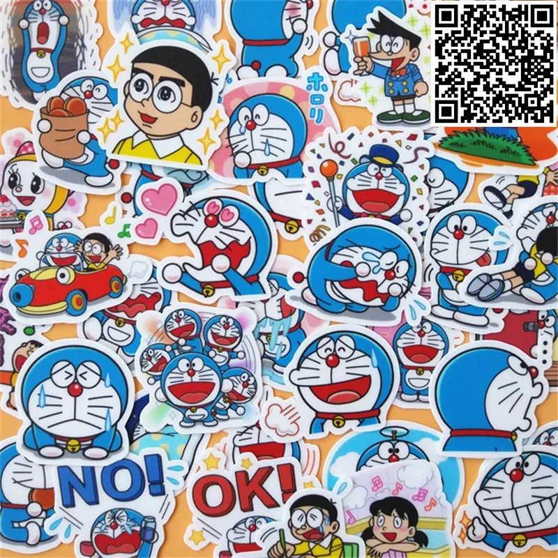 39 шт. Doraemon наклейка для багажа Скейтборд телефон ноутбук мото велосипед настенная гитара/Eason наклейка s/DIY Скрапбукинг