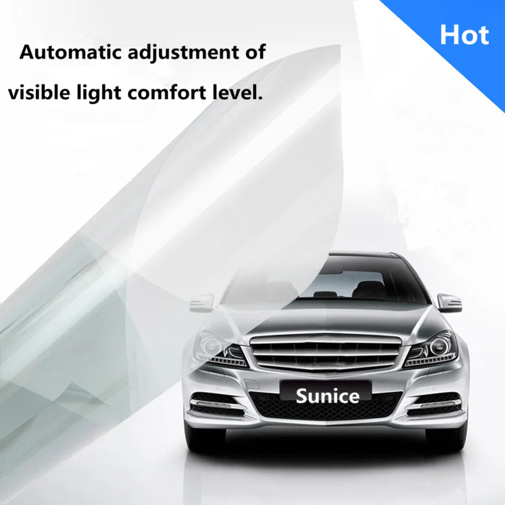 Фотохромная пленка Sunice 50% 75% VLT умная оптически управляемая оконная нано