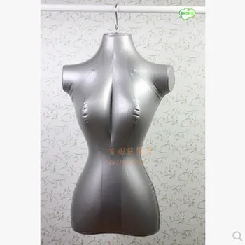 

Free Shipping !!New Inflatable Half Body Mannequin Upper Body Model For Display Clothes