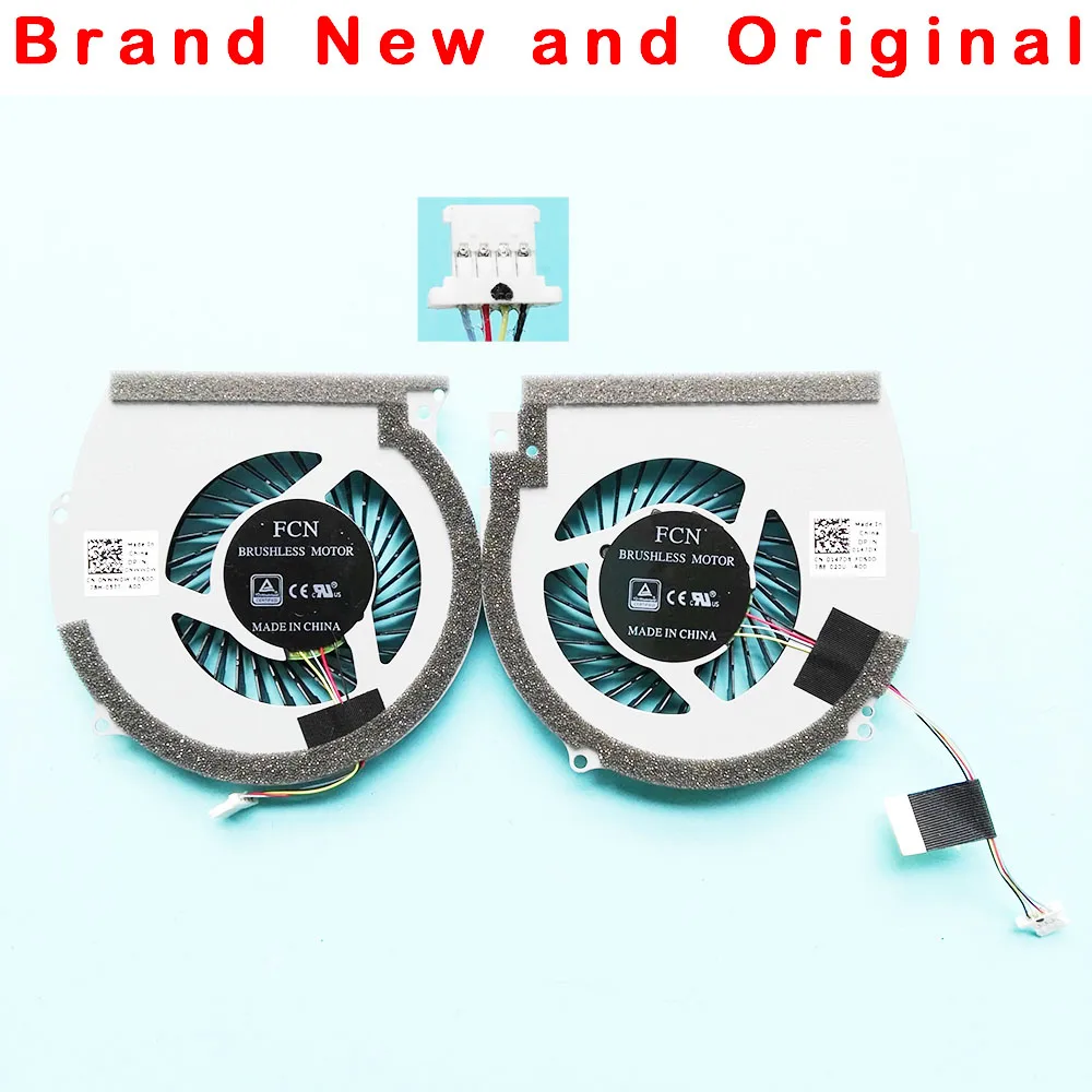 

New original CPU GPU COOLING Fan for DELL 15R 7566 7567 fan cooler DC28000IMF0 FJ2N 0147DX 147DX DC28000IOF0 FJ2M 0NWW0W