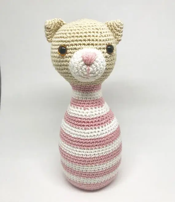 Вязаные игрушки amigurumi animal rattle Номер модели 0966