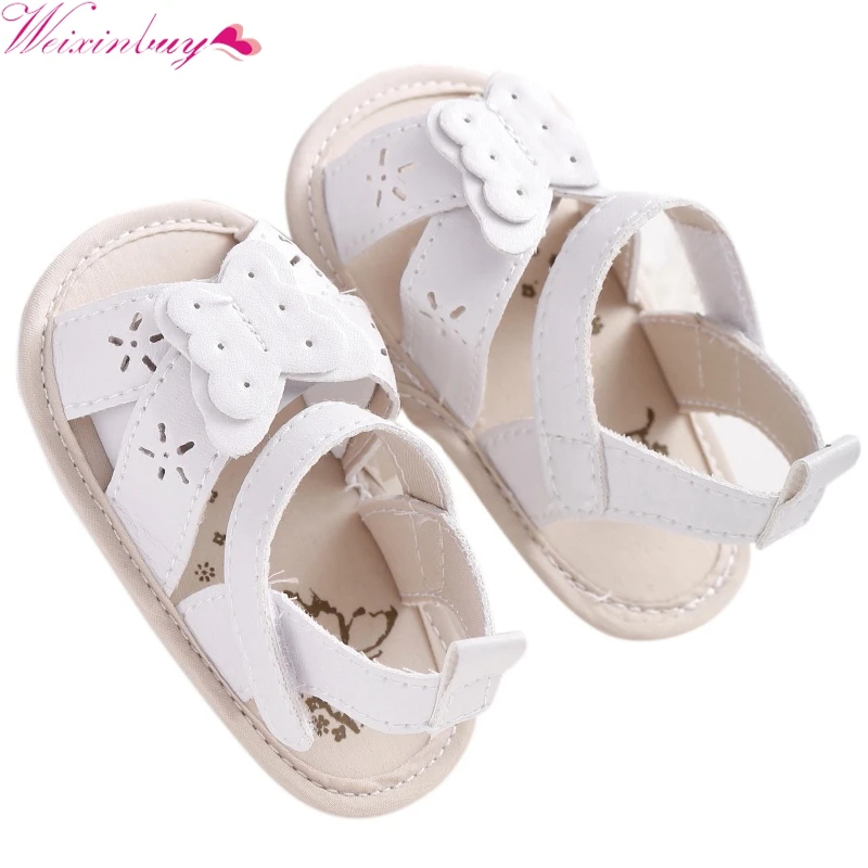 

2017 Baby Girls Sandals Girl Bowtie Children PU Princess Sandals Shoes
