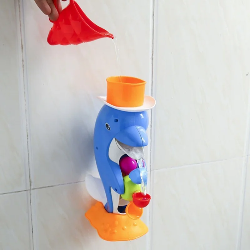 1 шт. Ванная комната для малышей для купания вода распылительный инструмент Подушка для ванны игрушка Дельфин
