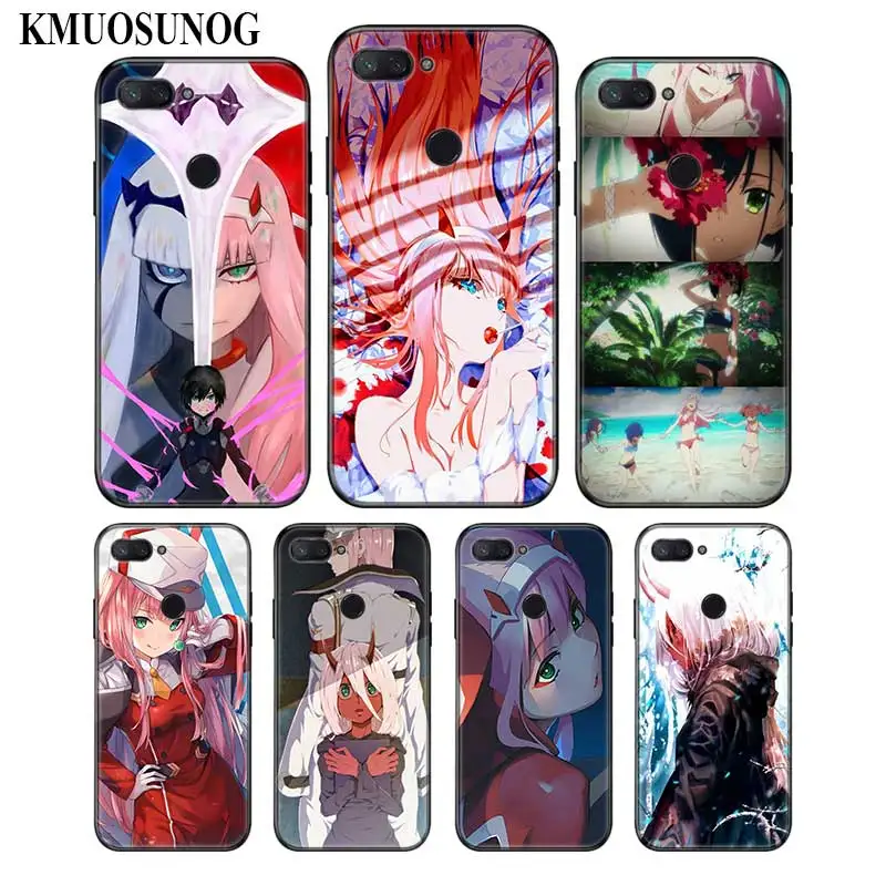 

Black Silicone Cover Comics Darling in the Franxx for Xiaomi Redmi Note 8 7 6 5 4X 4 K20 Pro 7A 6A 6 S2 5A Plus Phone Case