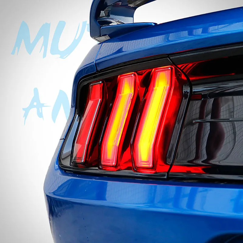 US $110.88 Qhcp Car Tail Light Cover Decorative Sticker Rear Lamps Hood Injection Molded Transparent Pc 6pcsSet For Ford Mustang 20182020