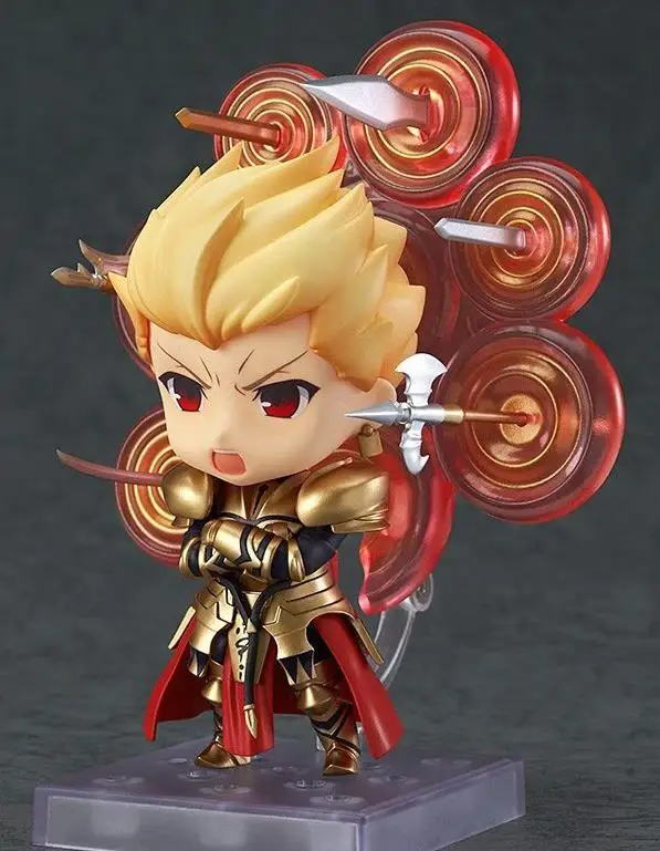 Huong Аниме Фигурка 10 см Nendoroid Fate Stay Night Gilgamesh версия#410 ПВХ фигурка Коллекционная модель