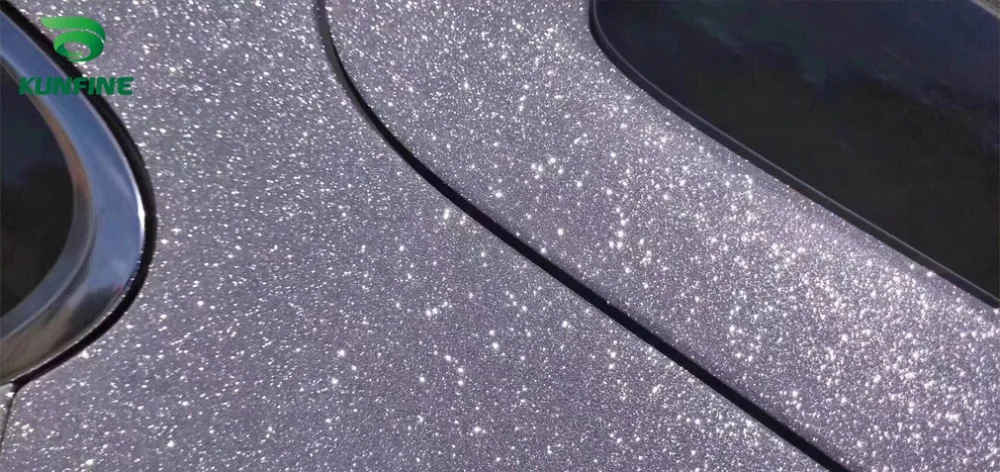 Car Vinyl film Body Sticker Car sticker Rough Flash silver (3)