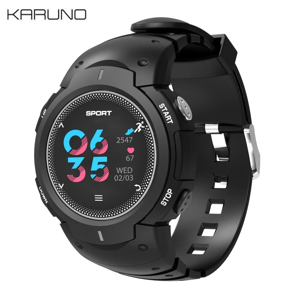 

KARUNO F13 Smart Watch Depth Waterproof Meter Step Real-Time Heart Rate Information Push Reminder Strong Magnetic Charging