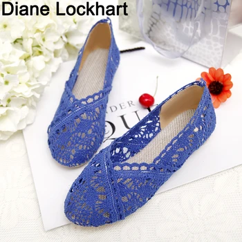 

Women Flats Shoes Ballet Boat Casual Shoes Sneakers Openwork cloth ladies Ballerina Comfortable Breathable Home Shoes