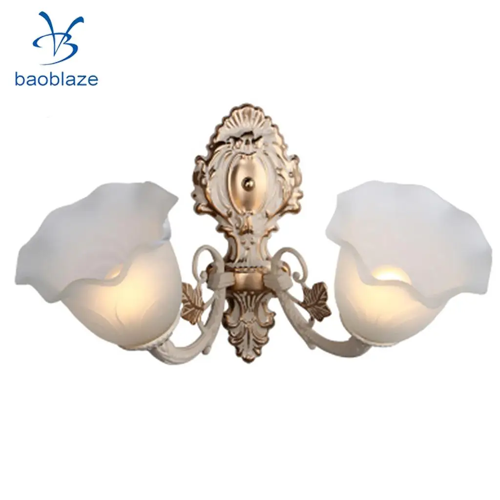 Replacement Ceiling Fan Vanity Chandelier Frosted And Clear Glass Shade #1