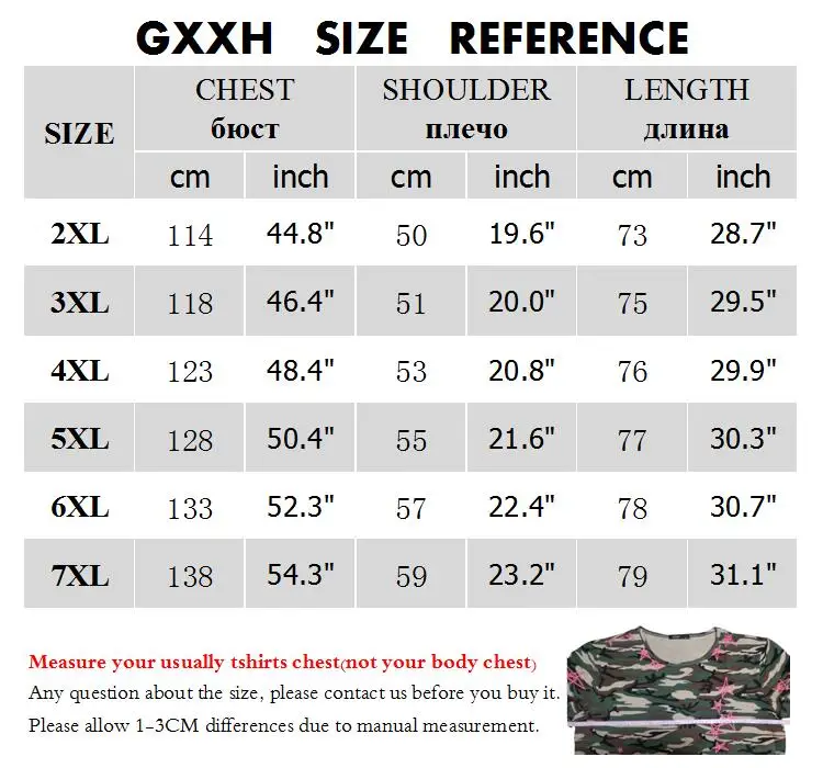 GXXH, осенняя новинка, Мужская трендовая Футболка, большой размер xxl, 5XL, 6XL, 7xl, стиль граффити, принт, Мужская футболка, больше размера d, футболка для больших и высоких мужчин