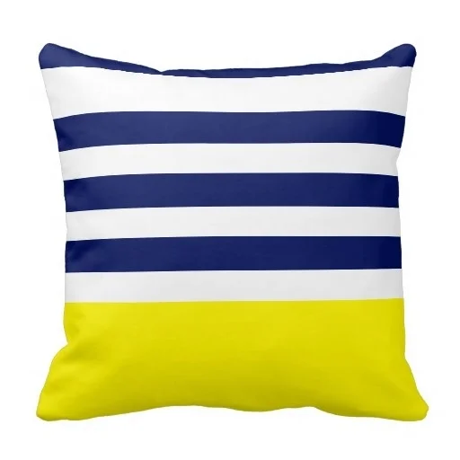 Easy Nautical Stripe Pillow Case (Size 20" by 20") Free Shipping