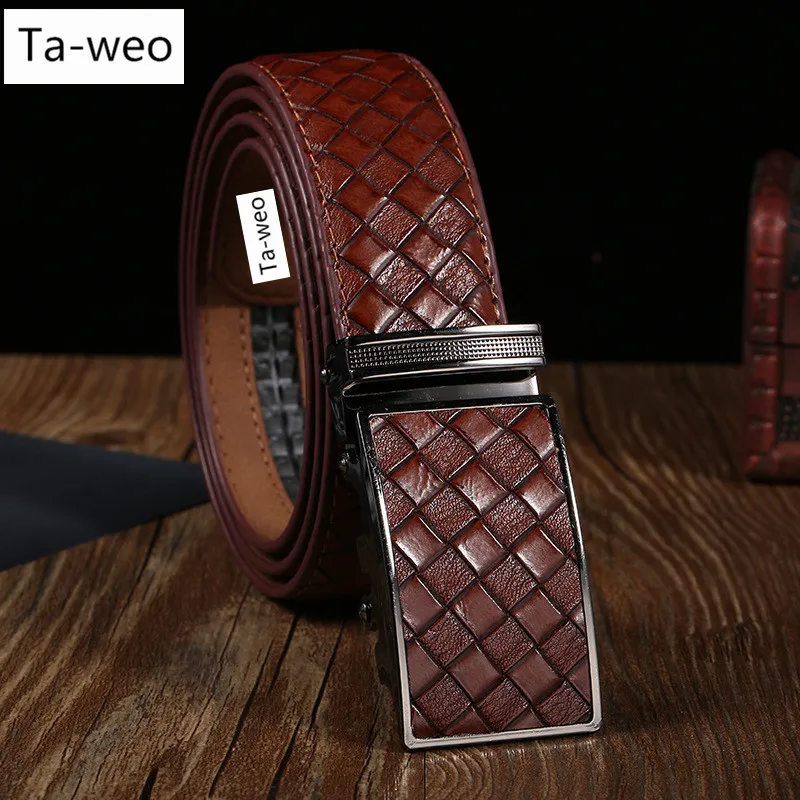 Fashion Retro Men's Automatic PU Belts Designer Belts Men High Quality