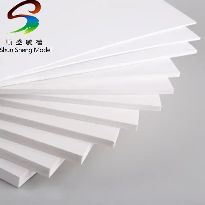 300x200mm with 2mm 3mm 5mm 8mm thickness PVC foam board plastic flat sheet board model plate