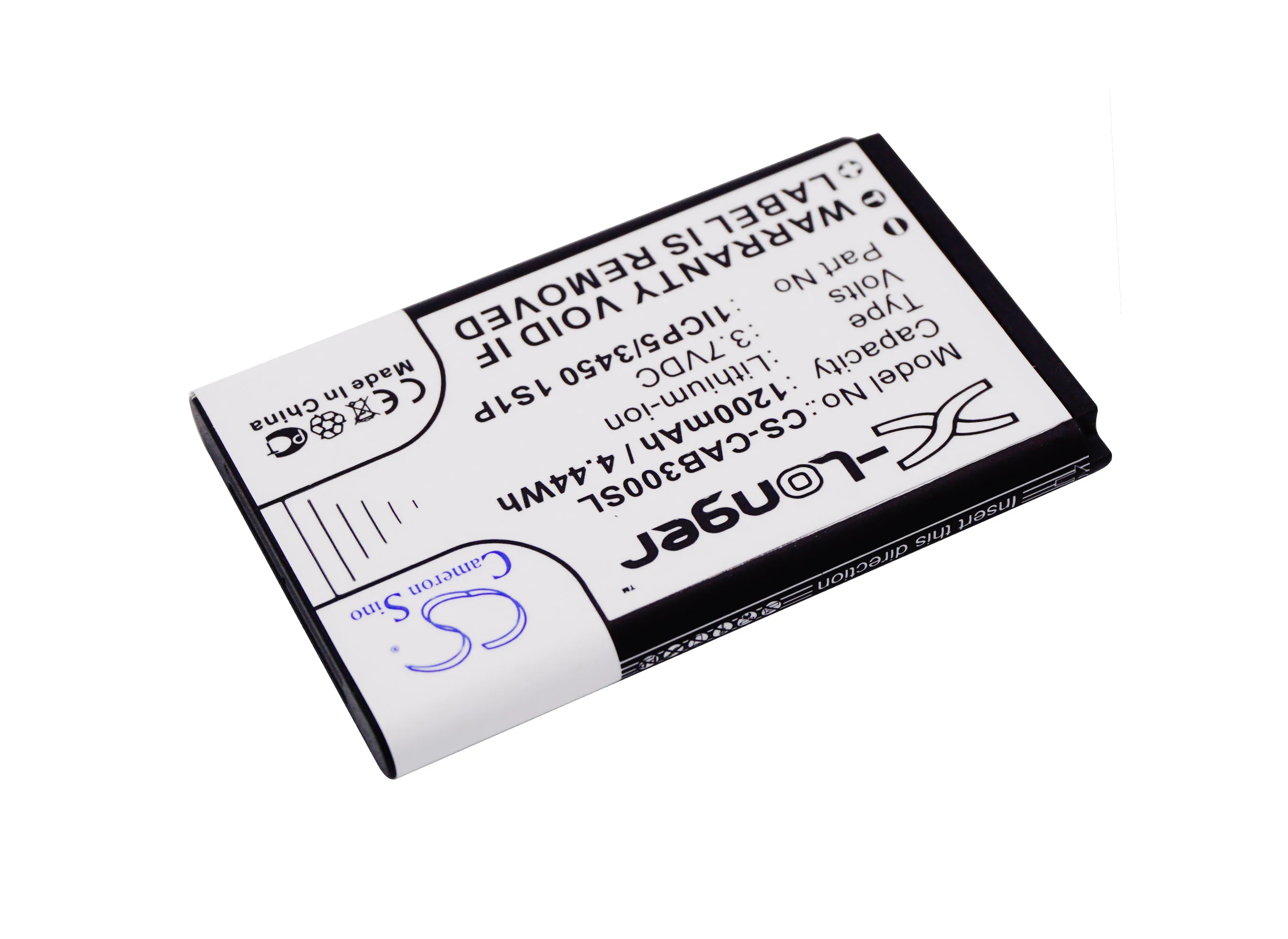 Аккумулятор Cameron Sino 1200 мАч 1ICP5/3450 1S1P для CAT B30 Manta MS1701 MS2401 MS2402 TEL1708 TEL1711 TEL1713 TEL1800|1200mah