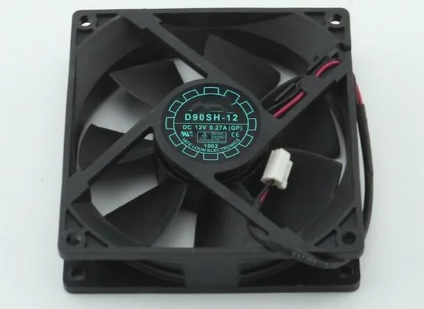 D90SH-12 12V 0.27A 9225 9 см, 2 шт/комплект провода чехол Вентилятор охлаждения