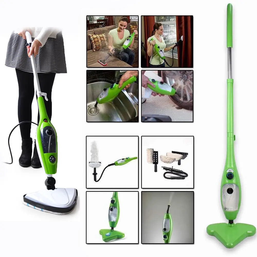 Family 10 in 1 Steam Mop Steam Cleaner Floor Carpet Vapor Sweeper