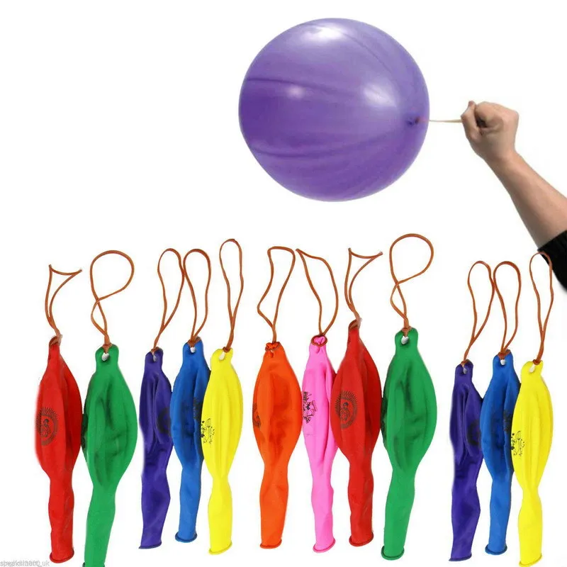 

3 Pieces Globos Hand Patting Balloons Bungee Latex Balloons Children's Day Inflatable Toys Air balloons Birthday Party Supplies