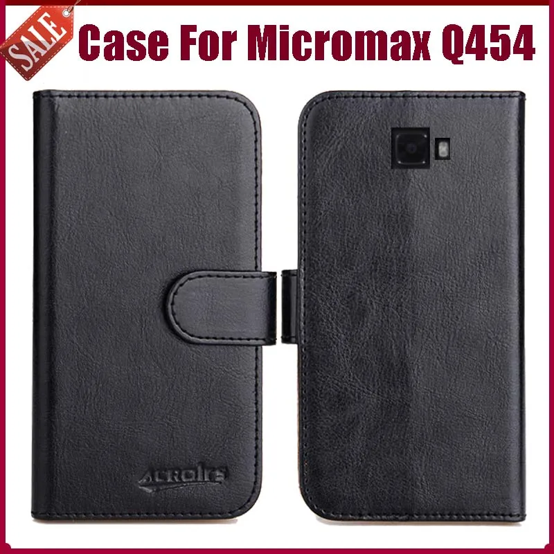 

Hot Sale! Micromax Canvas Curve Q454 Case New Arrival 6 Colors High Quality Flip Leather Protective Phone Cover Case