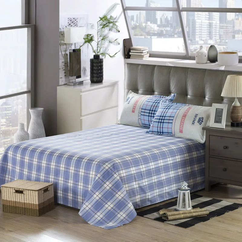 1 шт. простыня sabanas cama простыни для одной кровати s для студенческих общежитий 1,8 м и двуспальные кровати на односпальной кровати - Цвет: Grid