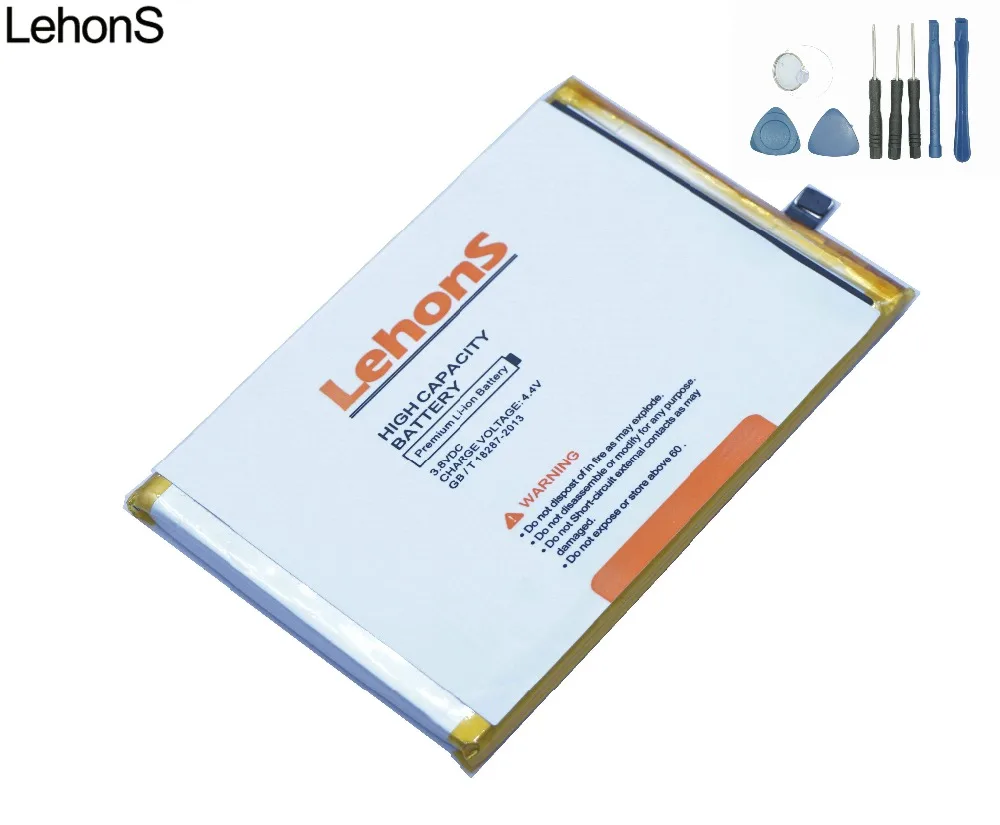 LehonS 1x новый K3PLUS / K3 PLUS (1ICP6/67/97) фотоаккумулятор для OUKITEL 6080 мАч/Вт/ч с инструментами |
