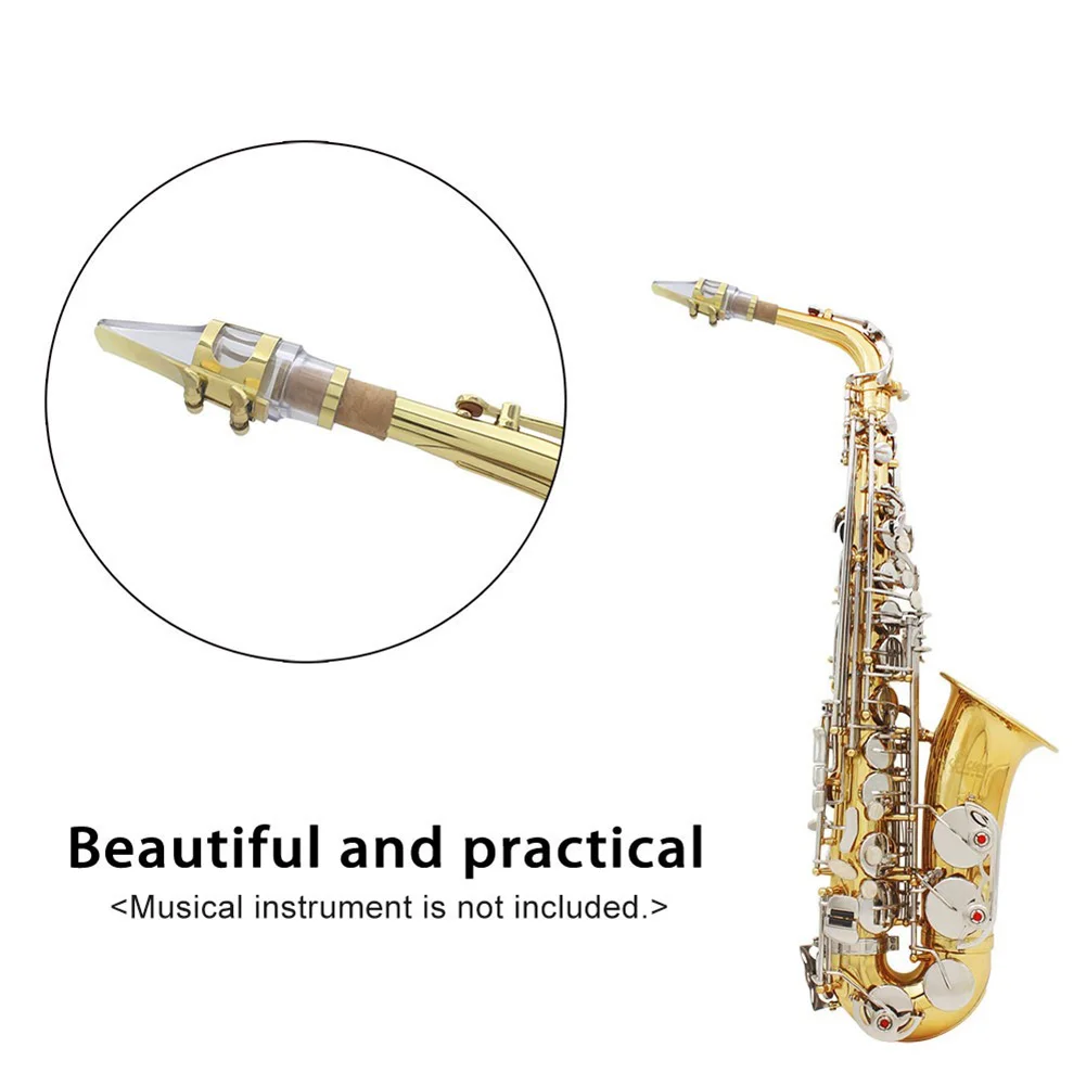 Профессиональный Саксофон-альт мундштук для саксофона воспроизведения музыки прозрачный альт саксофон мундштук для саксофона запчасти