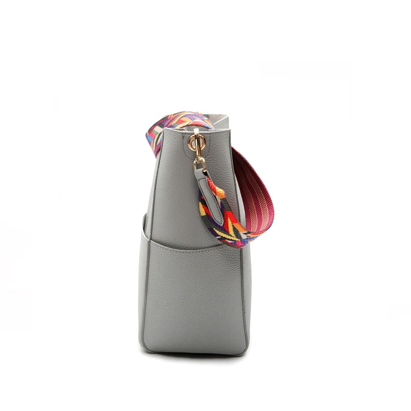 DAUNAVIA Luxury Women Handbags Famous Designer Brand Women Shoulder Bags with Colorful Strap Pu Leather bag Women messenger bag