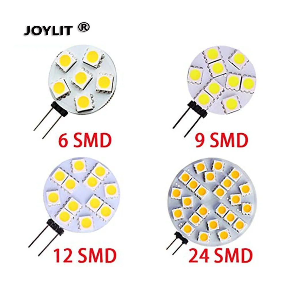 G4 10 SMD 5050 LED Planar Disc Lamp: 12V • Boatlamps