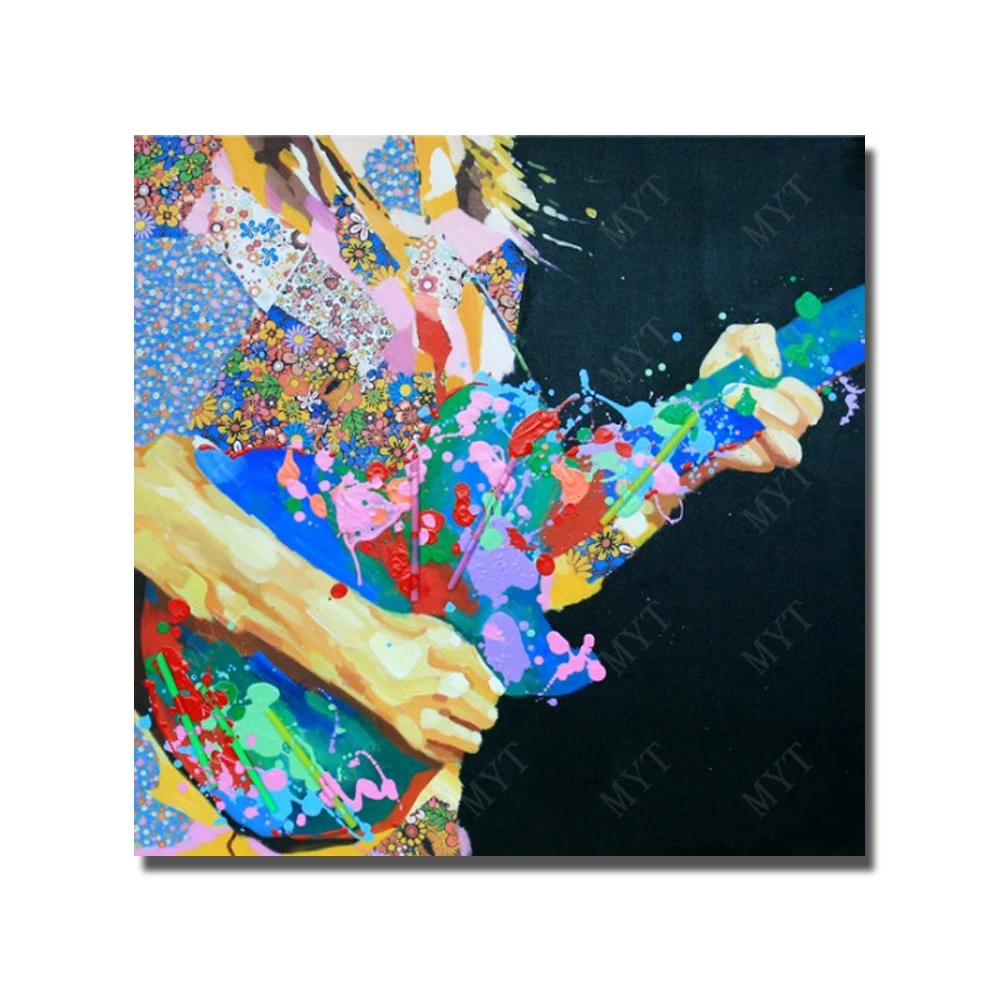 Online kopen wholesale framed canvas guitar art uit china framed ...