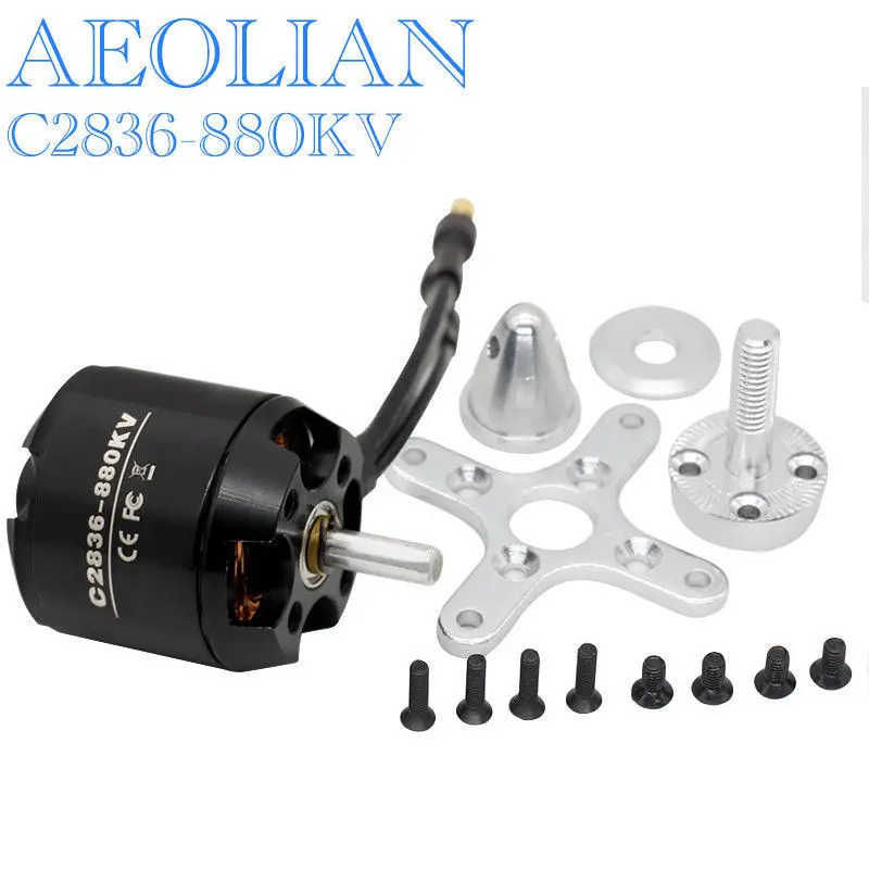 

Мотор Aeolian C2836 C2216 880KV 1120KV 1300KV бесщеточный с внешним ротором для радиоуправляемой модели самолета квадрокоптера FPV с фиксированным крылом