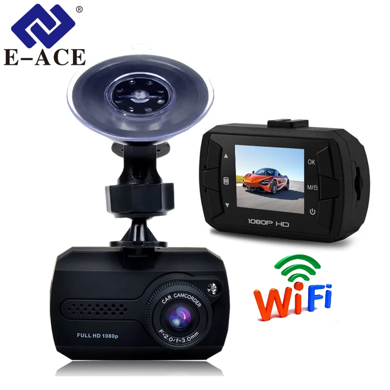 

E-ACE Mini Wifi Car Dvr Full HD 1080P Dash Camera 1.5 Inch Recorder Video Automovil Registrator Dash Cam Camcorder Recorder