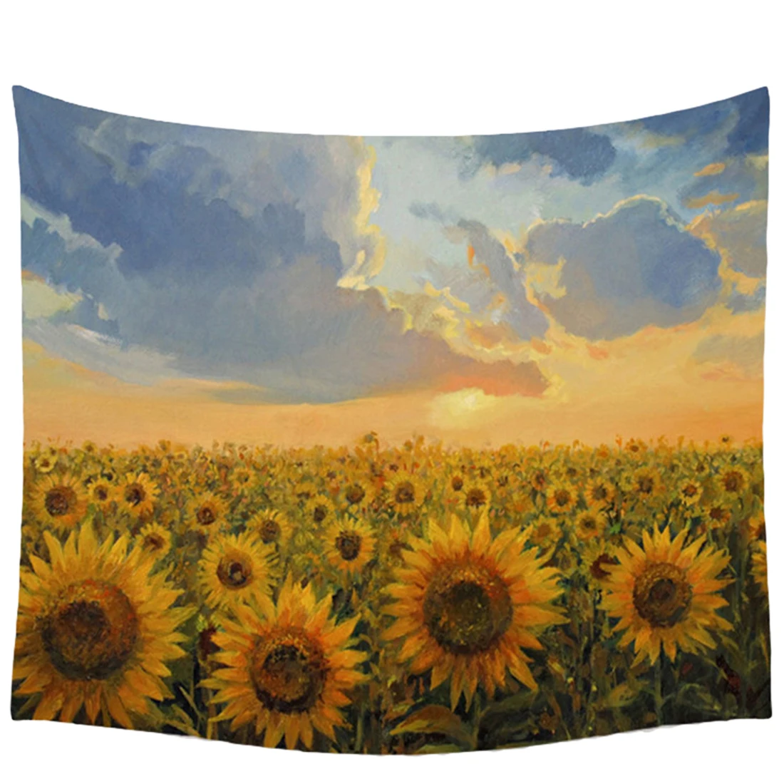 

Sunflower Lavender Printed Flower Tapestry Mandala Tapestry Living Room Decor Wall Hanging Home Decoration