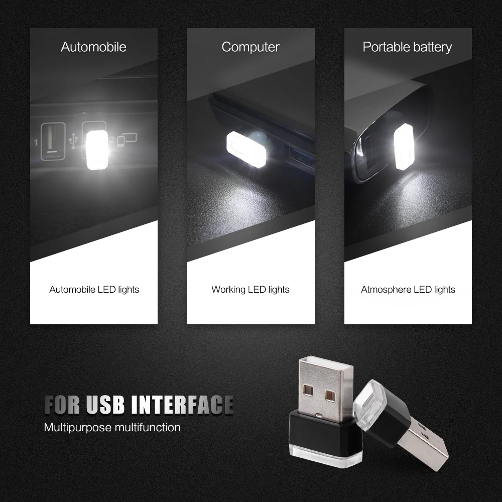 Car Accessories LED USB Interior Atmosphere lamps For Chevrolet Cruze Aveo Lacetti Captiva Cruz Niva Spark Orlando Epica Sail