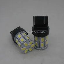 100 X Авто светодиодные T20 7443 20 LED SMD 5630 20smd светодиодные стоп Стоп лампа белый 360 освещение