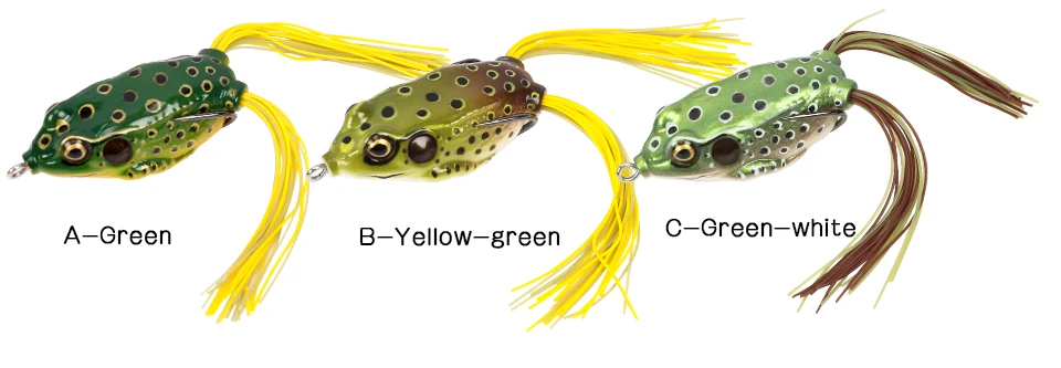 TSURINOYA приманка для рыбы в виде мягкой лягушки 55 мм/14 г 2 когтеобразные крючки Топ воды силиконовый хвост рыболовные приманки isca