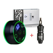 Профессиональный Набор татуировок профессиональная ракета мини Татуировка ручка с Аврора II и 10 шт. иглы татуировки мощность комплект Supply-B5