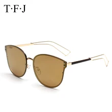 Горячие Солнцезащитные очки для женщин Для женщин Брендовая Дизайнерская обувь UV400 оттенков золотого очки женский металлические Рамки пилот Защита от солнца Очки для Для мужчин De Sol