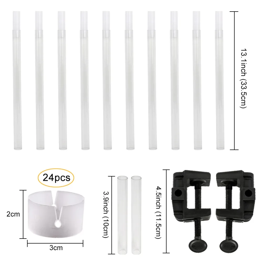  OurWarm Balloon Arch Balloon Column Stand Frame Base Pole Adjustable Size Balloon Table Backdrop Bi