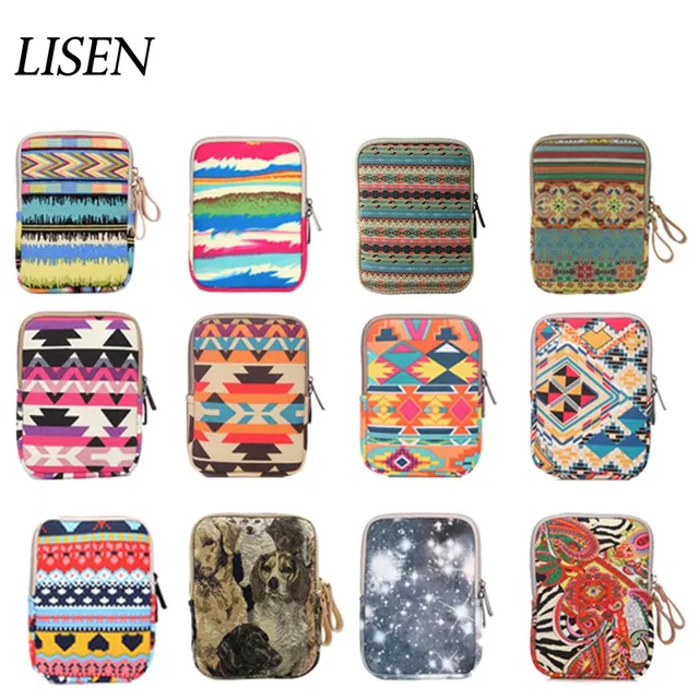Special Price 2018 hot fashion canvas Sleeve Case e-Book for Kindle Paperwhite 1 2 3 Case Voyage 6 e-reader tablet Ethnic customs pouch bag