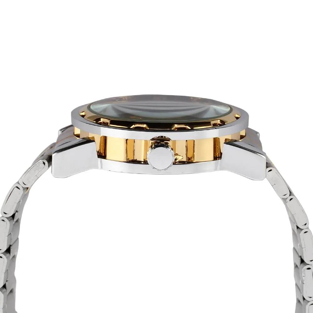 Winner Luxury Brand Men Mechanical Skeleton Leather Strap Self-Wind Watch