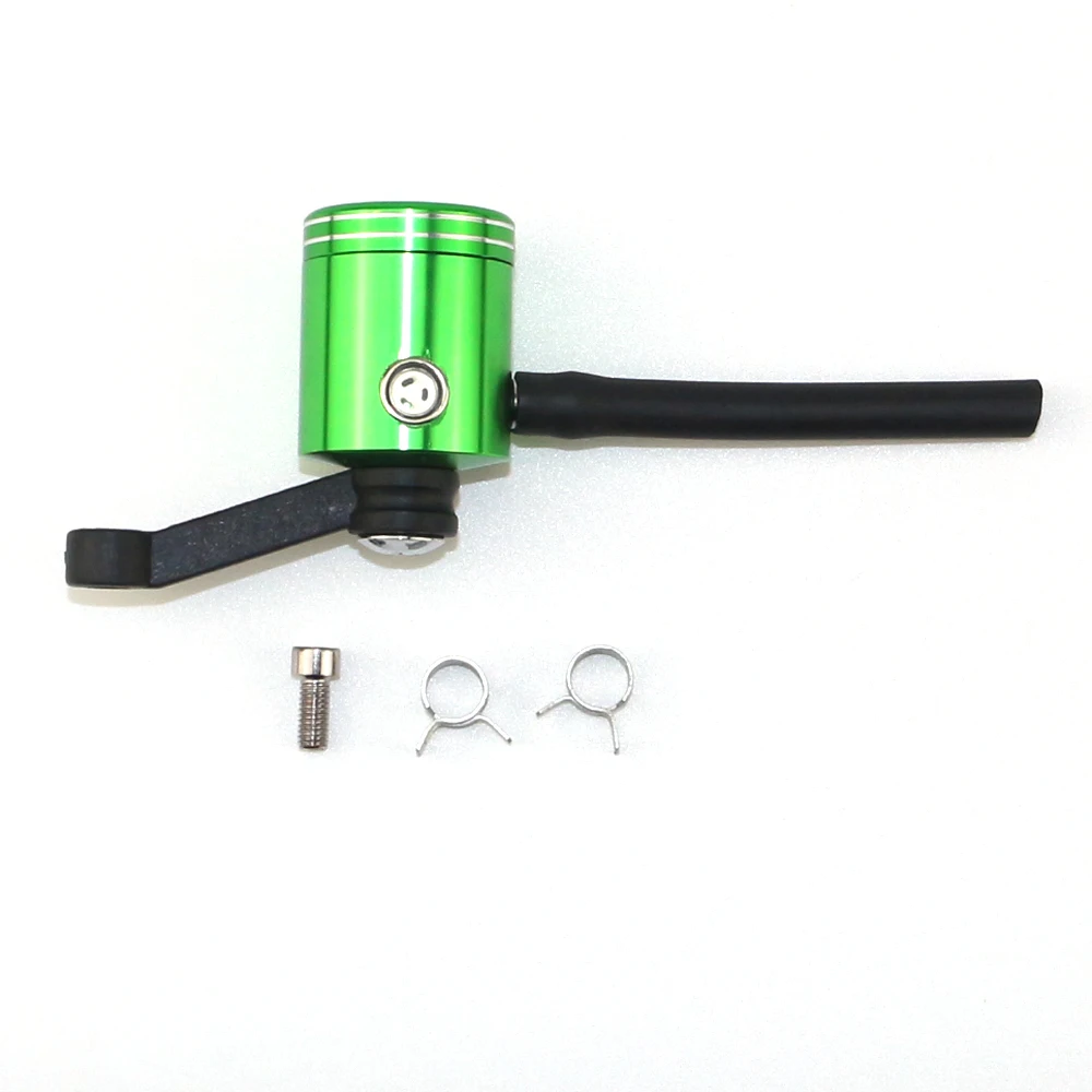 Green Motorcycle Master Cylinder Hydraulic Oil Reservoir Tank For Front Brake Clutch Honda Suzuki Yamaha Kawasaki Ducati