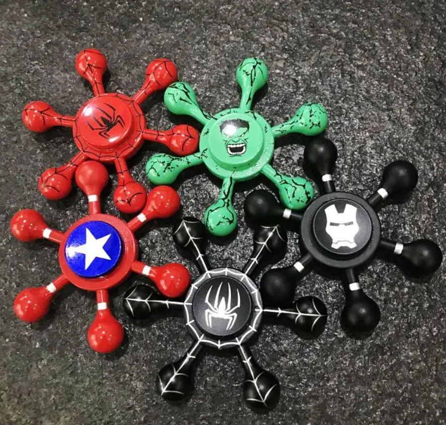 spiderman spinner toy